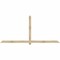 Ekena Millwork Eugene Rough Sawn Timber Gable Bracket, Douglas Fir, 108"W x 49"H x 2"D x 4"F, 11/12 Pitch GBW108X49X0204EUG00RDF - alternate 1